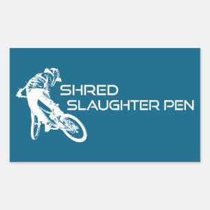 Adesivo Retangular Destrua a Trilha Slaughter Pen Bentonville