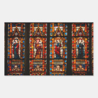 Detalhe de vidro retido, Catedral de Troyes