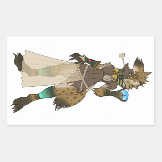 Adesivo Retangular Deusa Yeshka