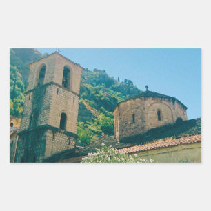 Adesivo Retangular Dia de Verão em Kotor - Montenegro