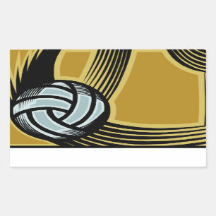 Adesivo Retangular Dias dourados -