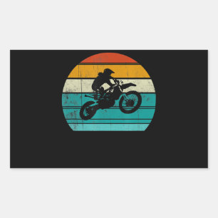 Adesivo Retangular Dirt Bike Motocross Gift Para Homens