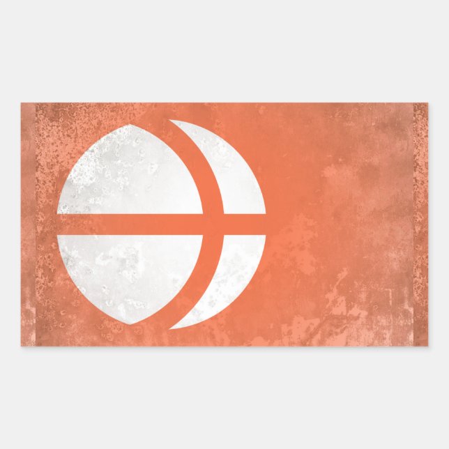 Adesivo Retangular Distrito de Nagano (Frente)