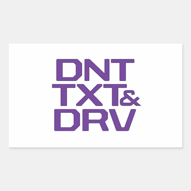 ADESIVO RETANGULAR DNT TXT & DRV (Frente)