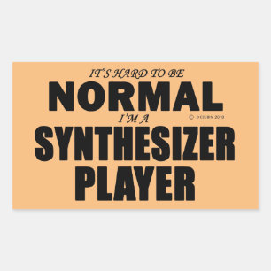 Adesivo Retangular do Synthesizer Normal