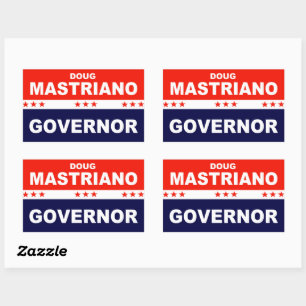 Adesivo Retangular Doug Mastriano Governador Pensilvânia