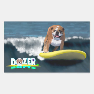 Adesivo Retangular Dozer Surfs