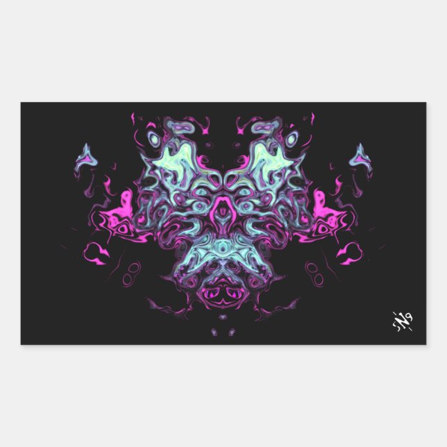 Adesivo Retangular Dragão v4 (Frente)