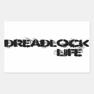Adesivo Retangular DREADLOCK LIFE Stickers