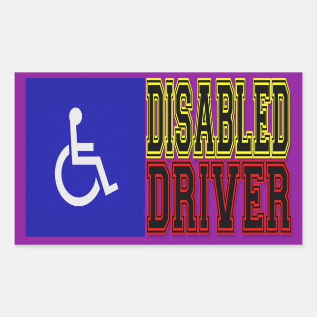 Adesivo Retangular Driver desativado (Frente)