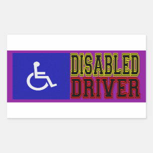 Adesivo Retangular Driver desativado