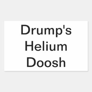 Adesivo Retangular Drump's Hélio Doosh Hankamer Artjunkhaus Delicioso