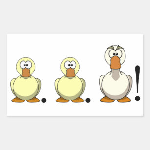 Adesivo Retangular DuckDuck