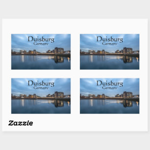 Adesivo Retangular Duisburg Alemanha
