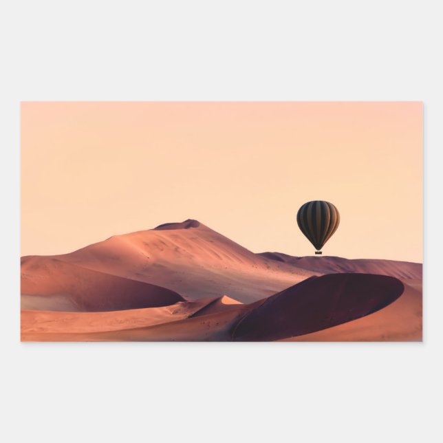 Adesivo Retangular Dunas da Namíbia no Parque Nacional Namib-Naukluft (Frente)