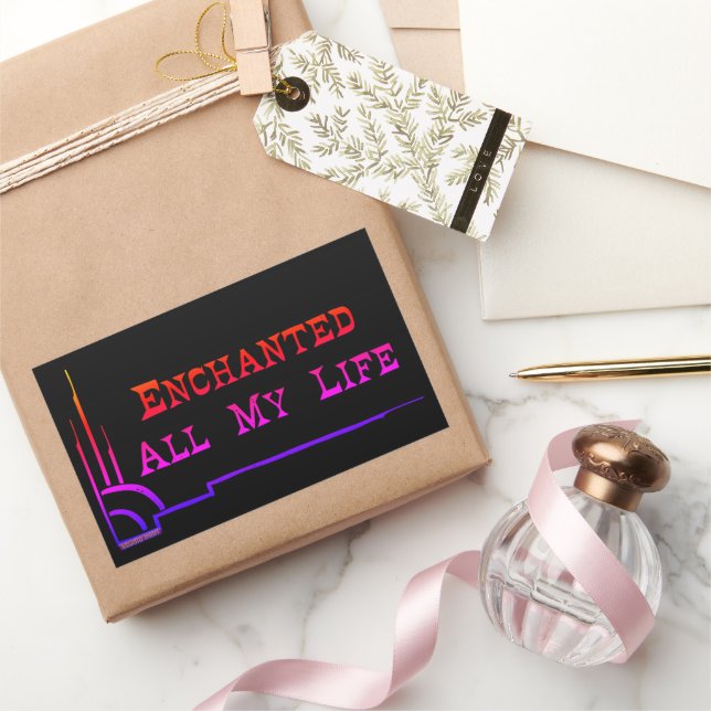 Adesivo Retangular e.a.m.l. RECTANGULAR STICKERS! (Presentear)