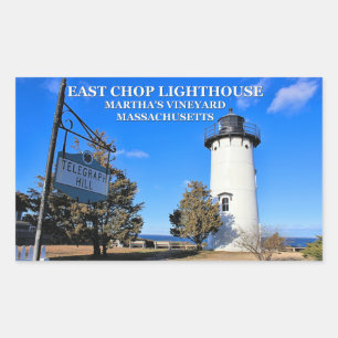 Adesivo Retangular East Chop Lighthouse, Massachusetts Stickers