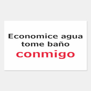 Adesivo Retangular Economice agua