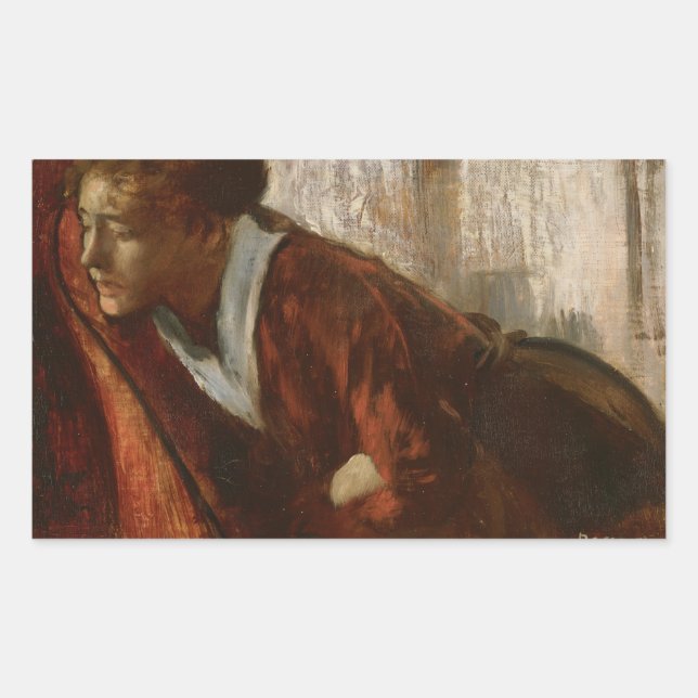 Adesivo Retangular Edgar Degas - Melancholy (Frente)
