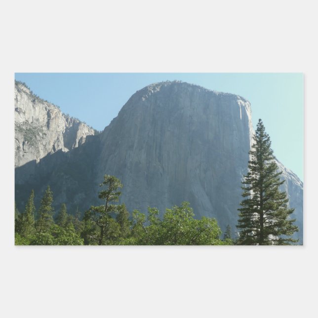 Adesivo Retangular El Capitan do Parque Nacional de Yosemite (Frente)