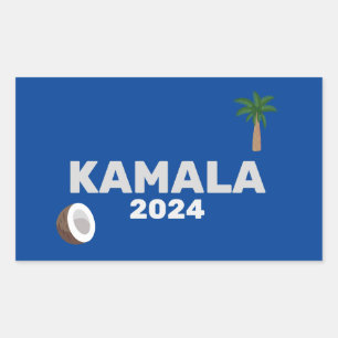 Adesivo Retangular Eleição De Coconut Harris 2024