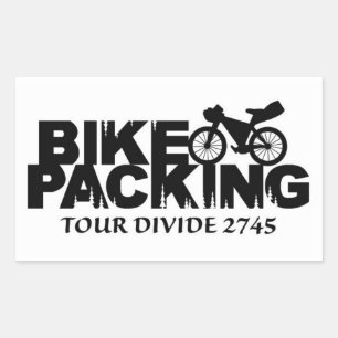 Adesivo Retangular Embalagem Biológica: Tour Divide Sticker
