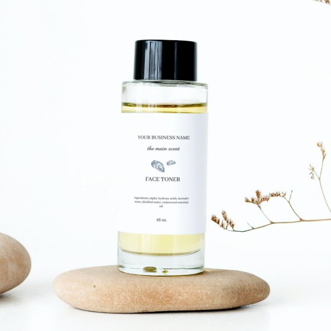 Adesivo Retangular Embalagem de garrafas de cosméticos para beleza pa (Criador carregado)