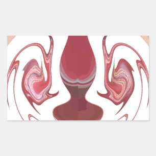 Adesivo Retangular Embres da Terra: Tapeçaria Texturizada da África