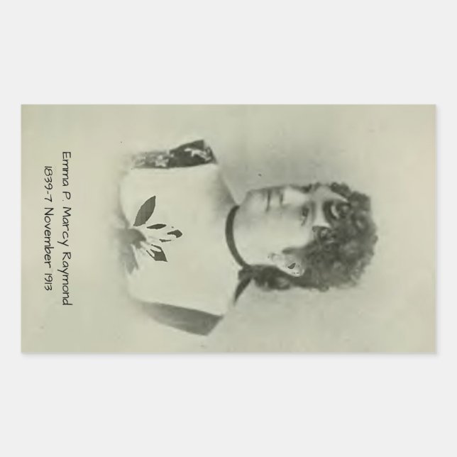 Adesivo Retangular Emma P. Marcy Raymond (Frente)