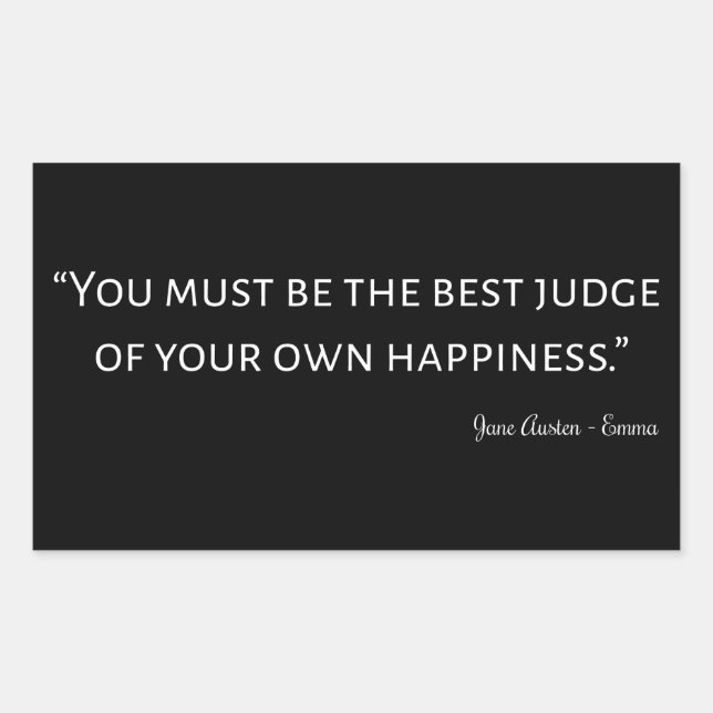 Adesivo Retangular Emma Por Jane Austen Cote I (Frente)