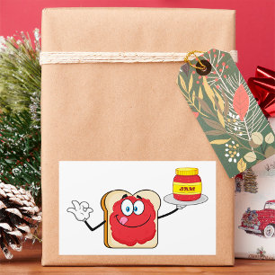 Adesivo Retangular Emperramento na torrada