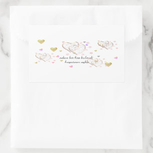 Adesivo Retangular encontrar apenas uma vez o amor da sua vida,person