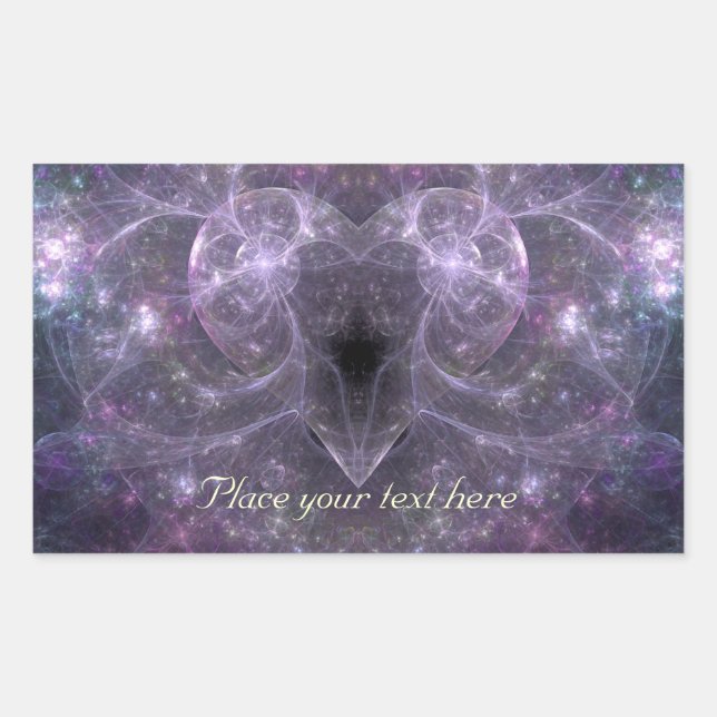 Adesivo Retangular Energia do Amor (Frente)