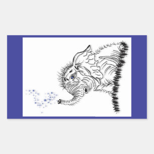 Adesivo Retangular Energia Elefante