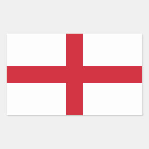 Adesivo Retangular England/English Flag - Reino Unido