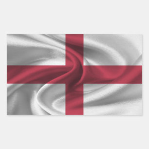 Adesivo Retangular England Flag