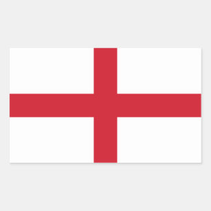 Adesivo Retangular England Flag