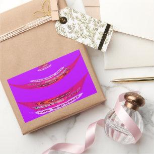 Adesivo Retangular Engraçado, sinto sua falta, estou entediado