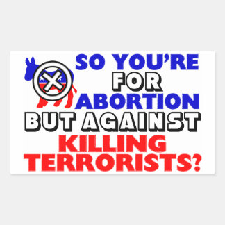 Adesivo Retangular Então você é para aborto...
