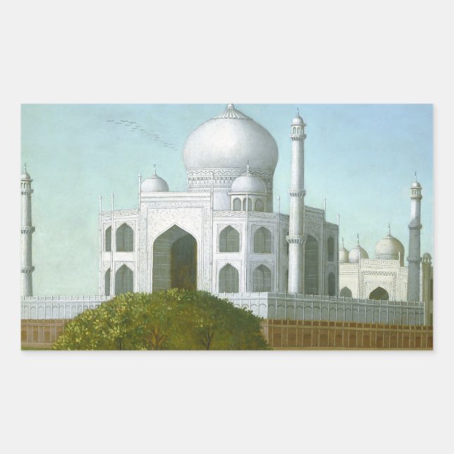 Adesivo Retangular Erastus Salisbury Field - Taj Mahal (Frente)
