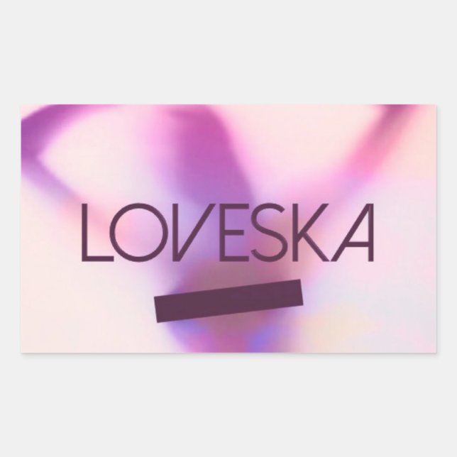 Adesivo Retangular Erotica Stickers (Frente)