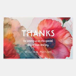 Adesivo Retangular Escarlet Elegância Petal