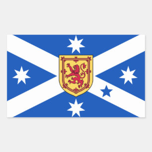 Adesivo Retangular Escocês australiano (bandeira do patrimônio)