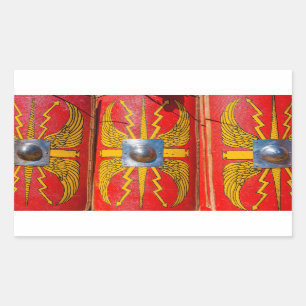 Adesivo Retangular Escudo Militar Romano - Scutum