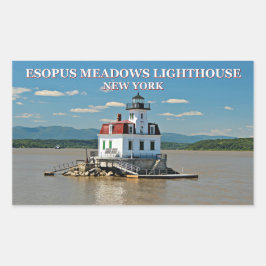 Adesivo Retangular Esopus Meadows Lighthouse, New York Stickers