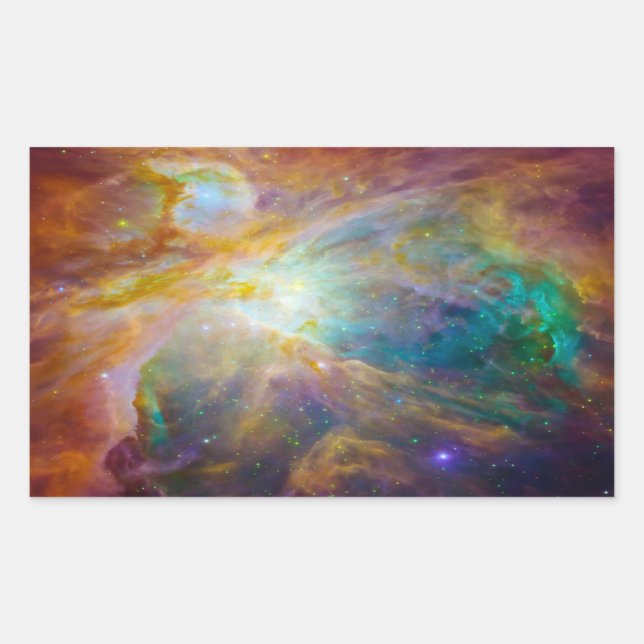 Adesivo Retangular Espaço - Caos em Orion (Frente)