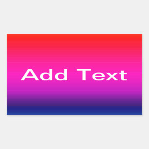 Adesivo Retangular Espectro de Cores Horizontais - 4