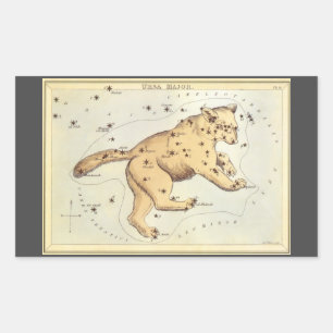 Adesivo Retangular Espelho da Urânia, Mapa Celestial da Astronomia Vi