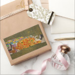 Adesivo Retangular Esperança II por Gustav Klimt, Vintage Art Nouveau<br><div class="desc">A Esperança II (1907/08) de Gustav Klimt é uma pintura de arte vitoriana, simbolismo de época vitoriana, que apresenta uma senhora grávida olhando para baixo sobre sua barriga grande em direção a um crânio humano. Há três mulheres perto de seus pés tecidas no intrincado padrão de seu roupão. A mulher...</div>