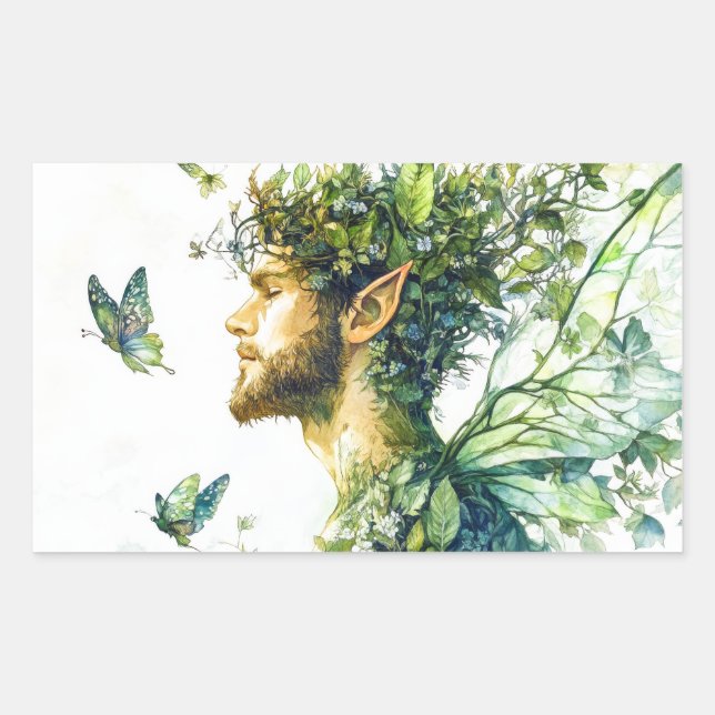 Adesivo Retangular Espírito Florestal (Frente)